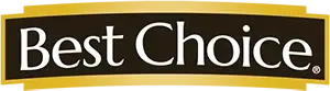Best Choice logo on a golden background.