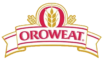 Oroweat logo featuring stylized wheat and banner.
