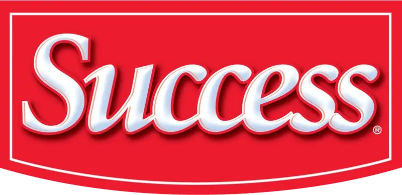 Red "Success" logo on white background.