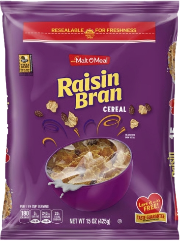 Raisin bran transparent