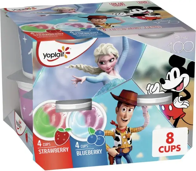 Yoplait disney kids low fat yogurt